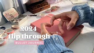 my 2024 bullet journal flip through 🌸 plan with me | after the pen