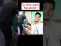Full body crack adjustment and neck pain #shorts #nursingstudent
