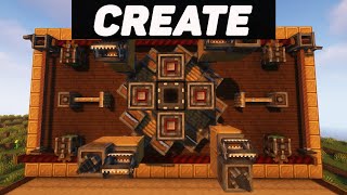 Гайд по Create 1.18.2 - 1.20.1 #4 Все про клей. Штуковины. Вращение. (minecraft java edition)