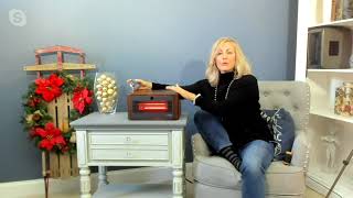 Duraflame 2-in-1 Portable Electric Heater with Remote on QVC