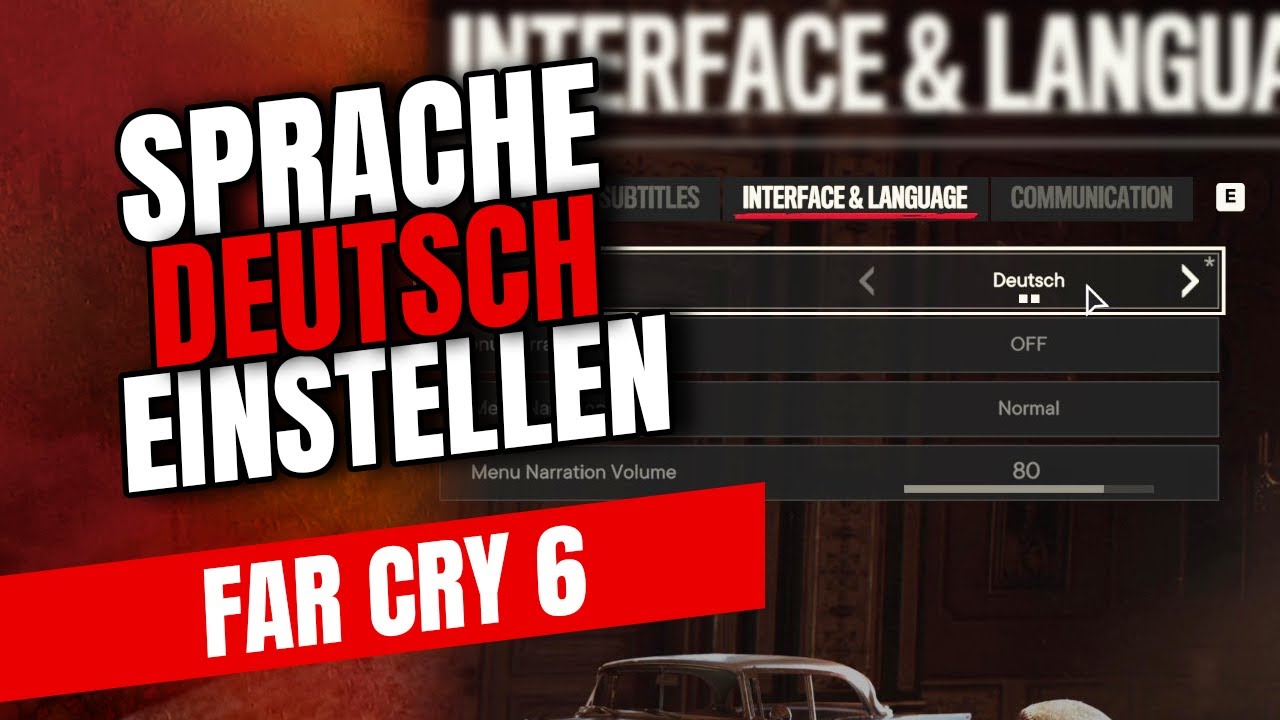 Far Cry 6 Ps4 Deutsche Sprachausgabe FAR CRY 6: DEUTSCHE SPRACHAUSGABE EINSTELLEN | PC, PS & XBOX - YouTube