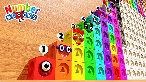 Numberblocks Mathlink Cubes Standing Tall DIY 1 to 100