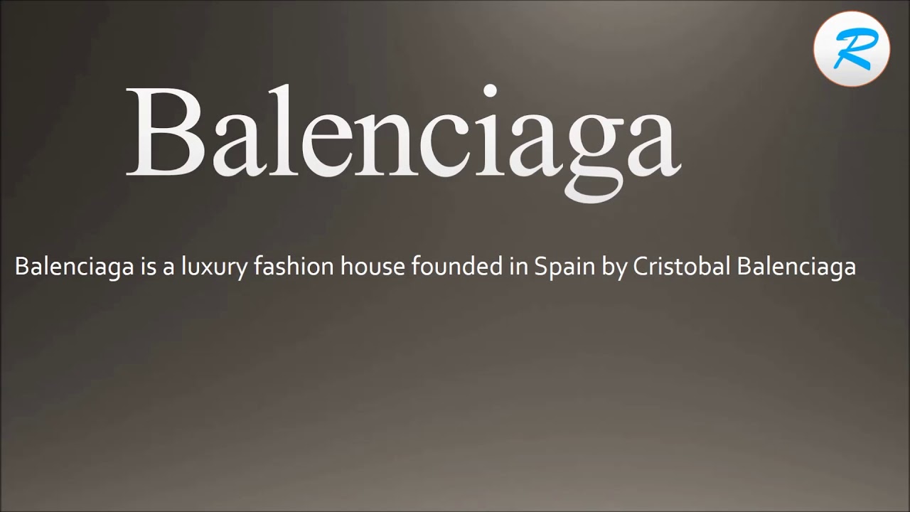 a balenciaga definition