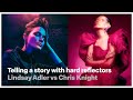 Telling a story with hard reflectors  lindsay adler vs chris knight