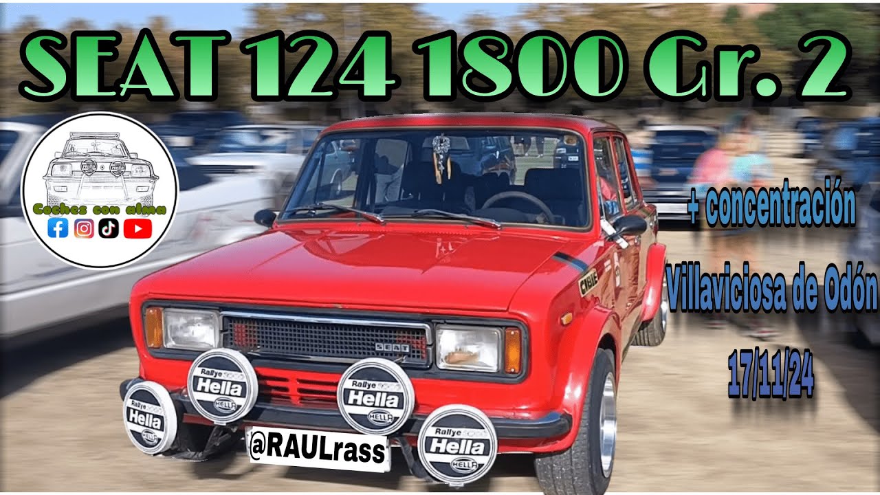Seat 124 1800 de @RAULrass 🏎️🏁  y concentración de clásicos Villaviciosa de Odón 17 noviembre 2024