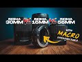 Sigma 16mm v 30mm v 56mm Macro Photography (using Extension Tubes)