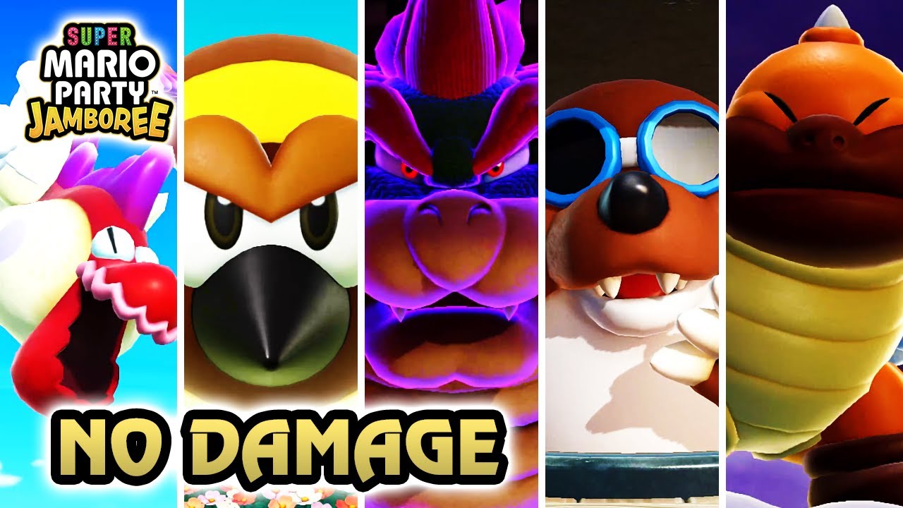 Super Mario Party Jamboree - All Bosses Battles (No Damage)