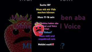 #SucheIBF #mussnettsein #IBF