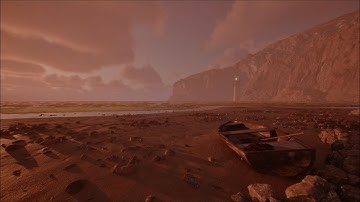 The Last Of Us Home Screen Recreation Inside Unreal Engine 5 | Fluid Flux 3 | Ultra Dynamic Sky |