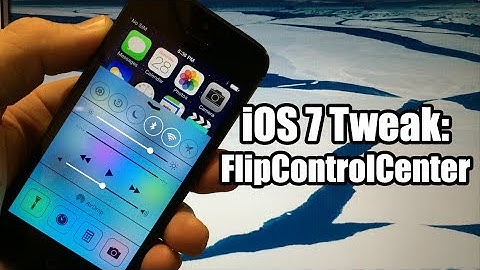 iOS 7 Jailbreak Tweaks: FlipControlCenter - FREE