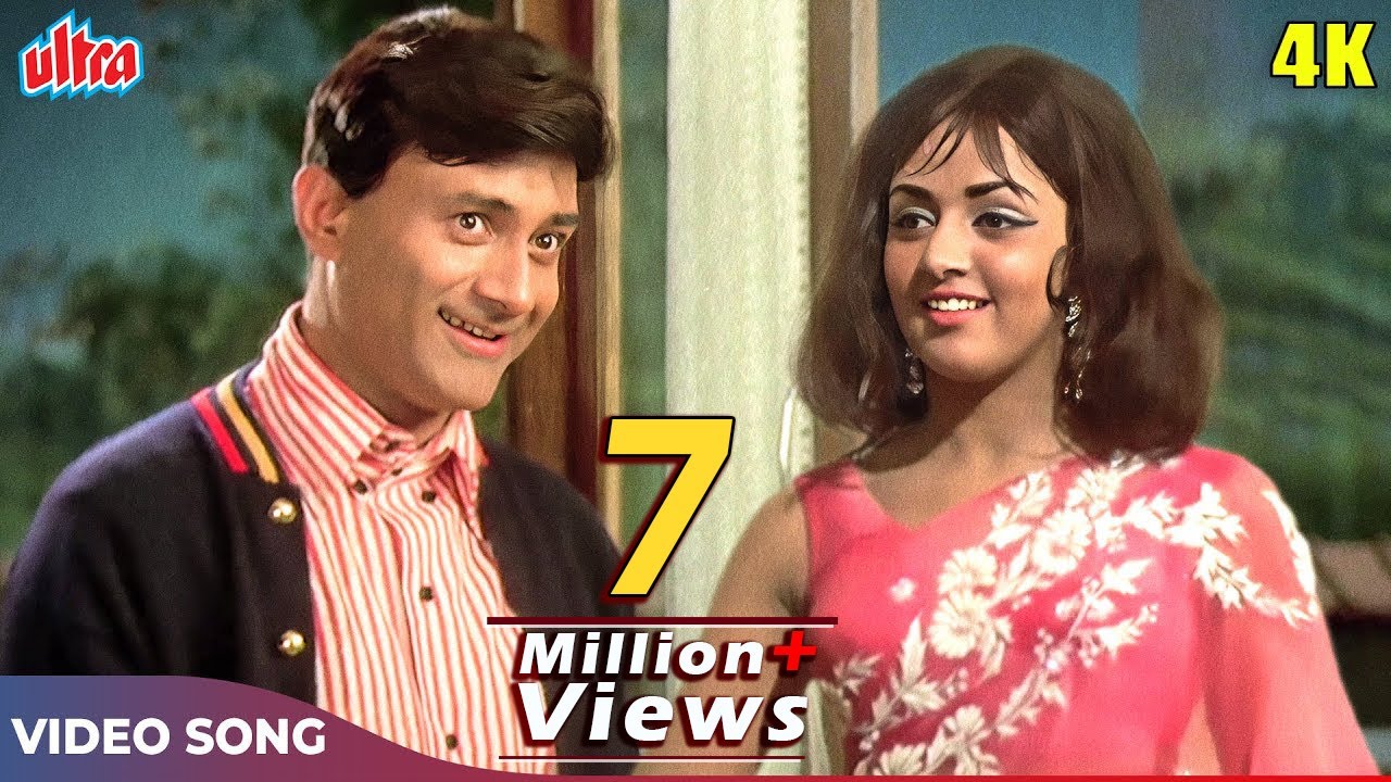 Pal Bhar Ke Liye 4K   Kishore Kumar Romantic Song   Dev Anand Hema Malini  Johny Mera Naam Songs