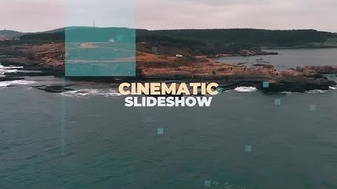 Cinematic Slideshow Premiere Pro Templates