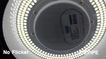 Flicker Test LED Lamp: ICEPIPE CR2000