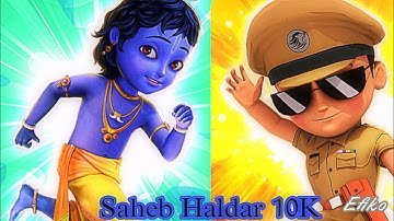 Little Krishna VS little Singham run Game 2025 Gameplay Android, ios | Saheb Haldar 10K