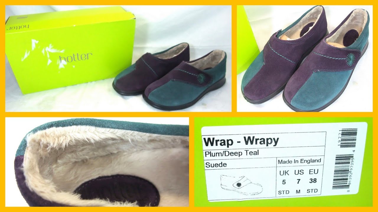 hotter wrap ladies slippers