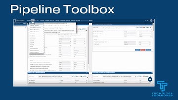 Technical Toolboxes PLTB (Pipeline Toolbox) Demo