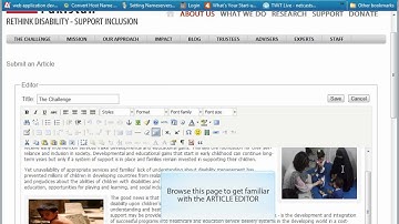 How to access the website CMS frontend - Basic Demo 1
