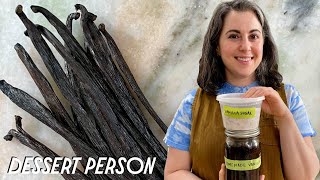 Claire Saffitz Makes Homemade Vanilla Extract | Dessert Person
