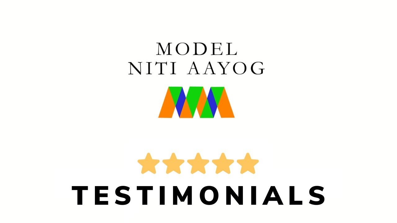 Model NITI Aayog testimonials