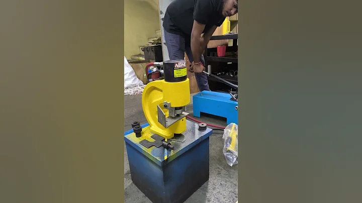 Vaber Hydraulic Bus Bar Punching machine | Demo