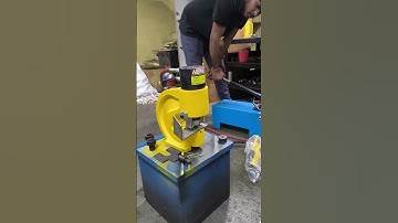Vaber Hydraulic Bus Bar Punching machine | Demo