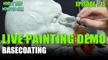How to Paint a Basecoat on Latex Mask w/ Casey Love - Monday Night Monster Jam - Ep.15