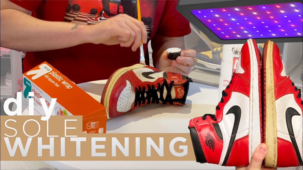 Sneaker Sole Whitening ft Jordan 1 (How 