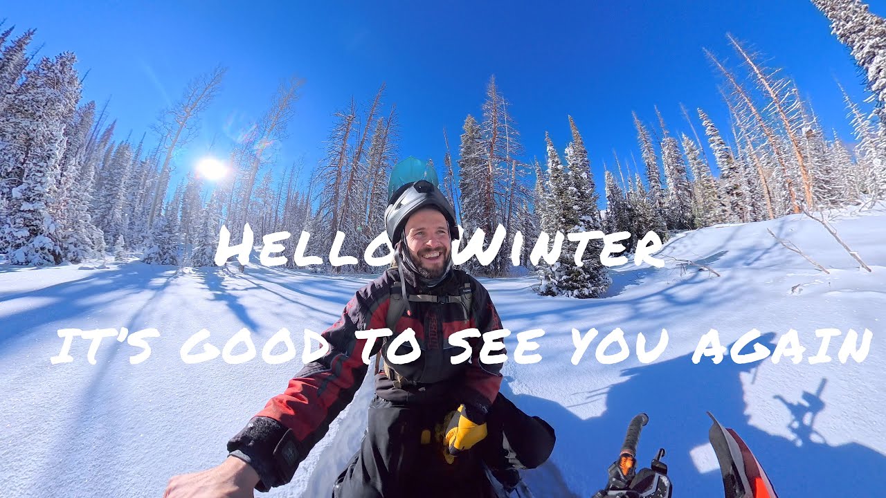 Welcome Back, Winter! Snowmobiling in Utah's Uinta Mountains.