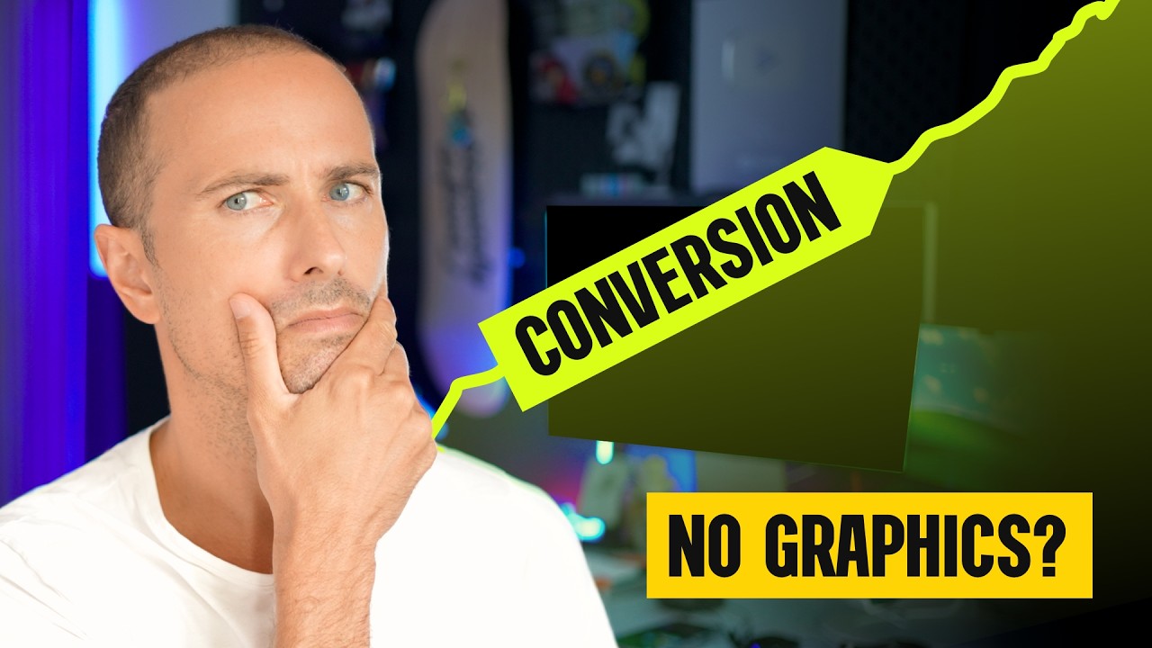Removing website graphics boosts conversion?