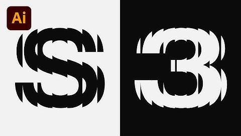 How to Make Sliced Glass Effect in Illustrator Tutorial