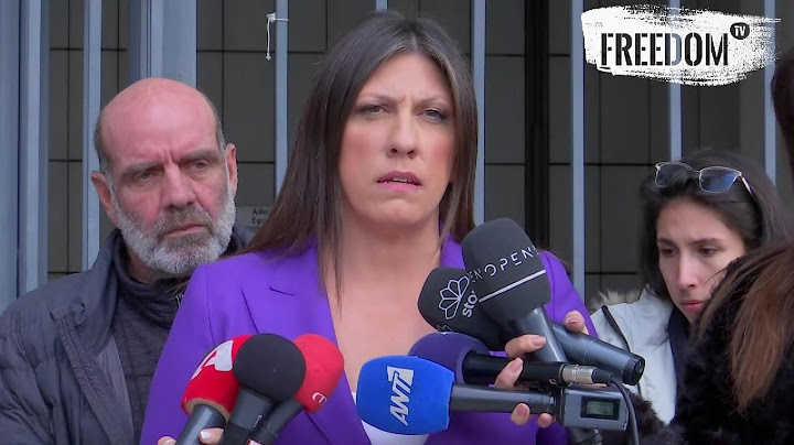 Ζωή Κωνσταντοπούλου: Δηλώσεις μετά την κατάθεσή της στο Δικαστήριο για το Έγκλημα στο Μάτι.