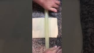 Lesson 40 Hand lamination 3-4-3 method - Ice Hockey puck technique