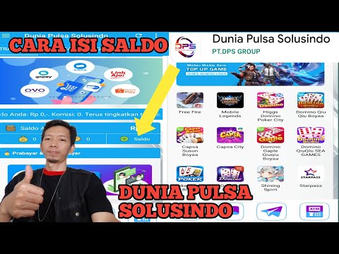 Cara isi Saldo/Deposit di Dunia pulsa solusindo