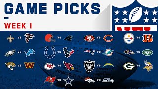 NFL Week 1 Game Picks!