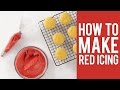 How to make the Perfect Shade of Christmas Red Icing for Buttercream & Royal