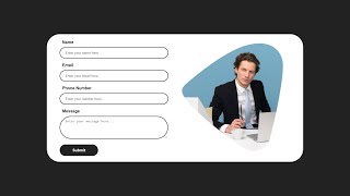 How to make Contact us Form using HTML and CSS | Contact us Form in HTML CSS | Creative Networks