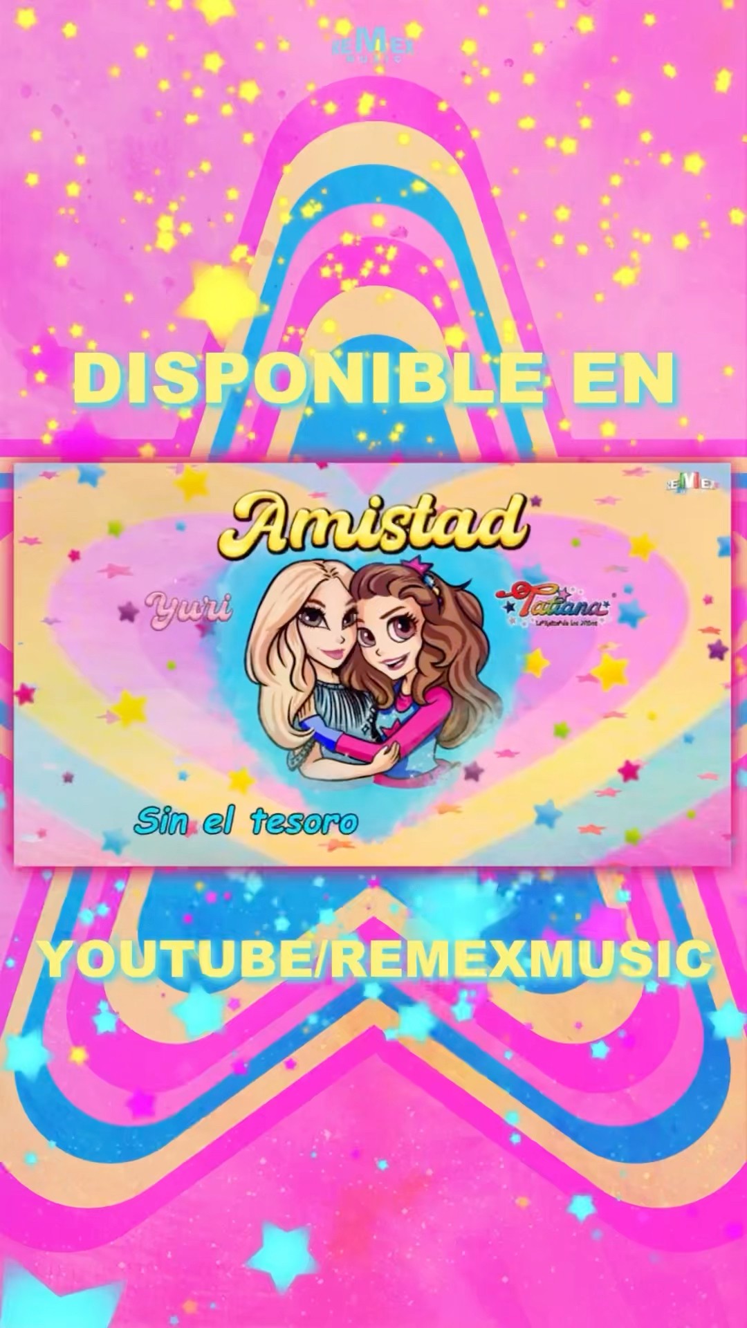 El video oficial de #Amistad de Tatiana y Yuri ya esta disponible solo por YouTube ⭐️ ¡DALE PLAY!