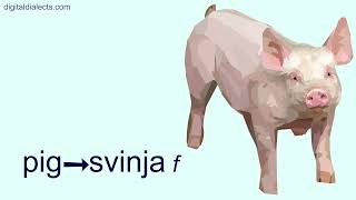 Animals in the Croatian language