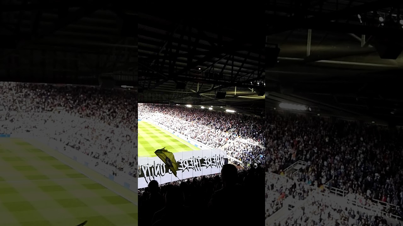 Newcastle United vs Chelsea NUFC Gallowgate End Flags Premier League
