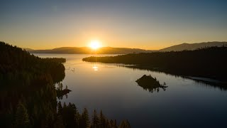 Emerald Bay Lake Tahoe California Sunrise 4K