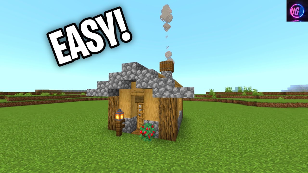 Minecraft Plains Starter House Tutorial (EASY!) - YouTube