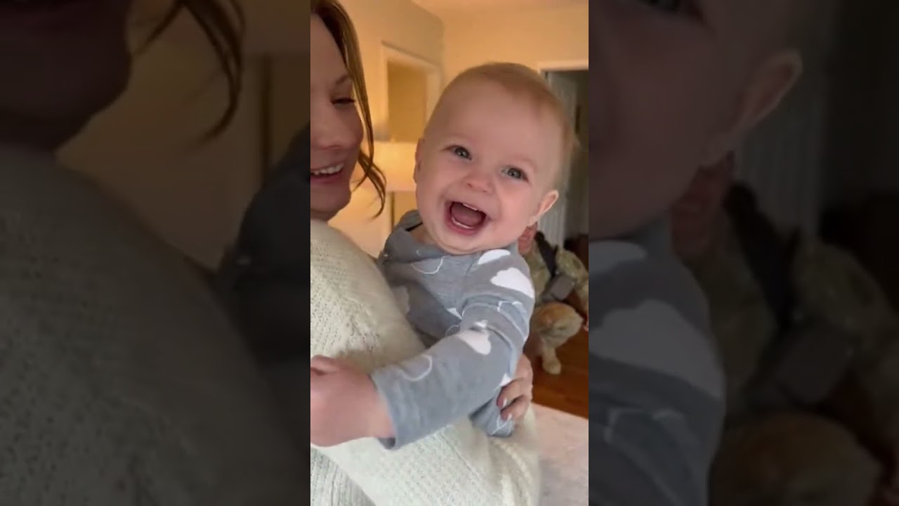 Baby FREEZES… Then SCREAMS When Dad Drops to ONE Knee 😭🇺🇸