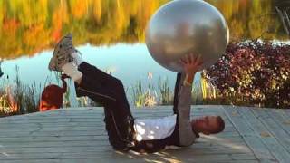 How to strengthen your core with the Stability Ball Pass