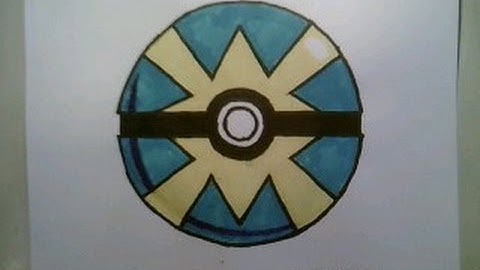 how to draw the Quick Ball Pokemon Poke ball Go 3D Easy Doodle Sketch Step By Tutorial Iphone Game