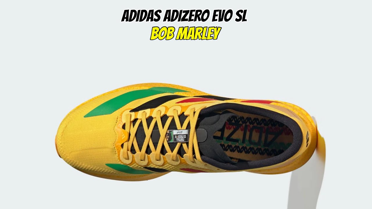 Bob Marley x adidas adiZero EVO SL - YouTube