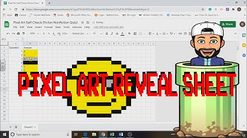 Pixel Art Reveal Self Grade Google Sheet