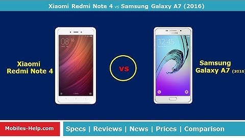 So sánh redmi note 4 va samsung a7