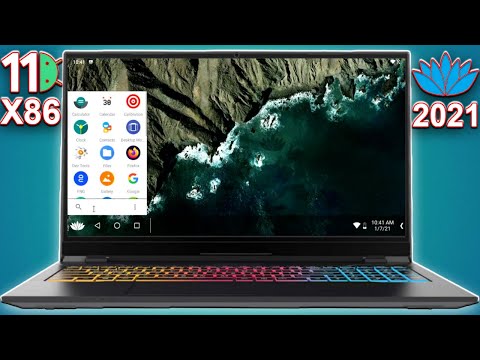 Android 11 OS for PC X86 Bliss OS Installation and Quick Preview 2021