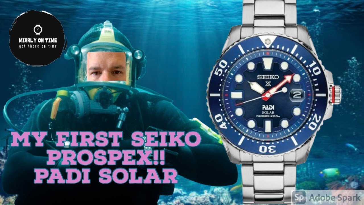 My First PADI Prospex! Seiko SNE549 #divewatch #seiko #seikopadi  #watchesformen - YouTube