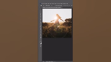 Quick tutorial on how to add a Lens Flare effect #photoshop #tutorial #shorts